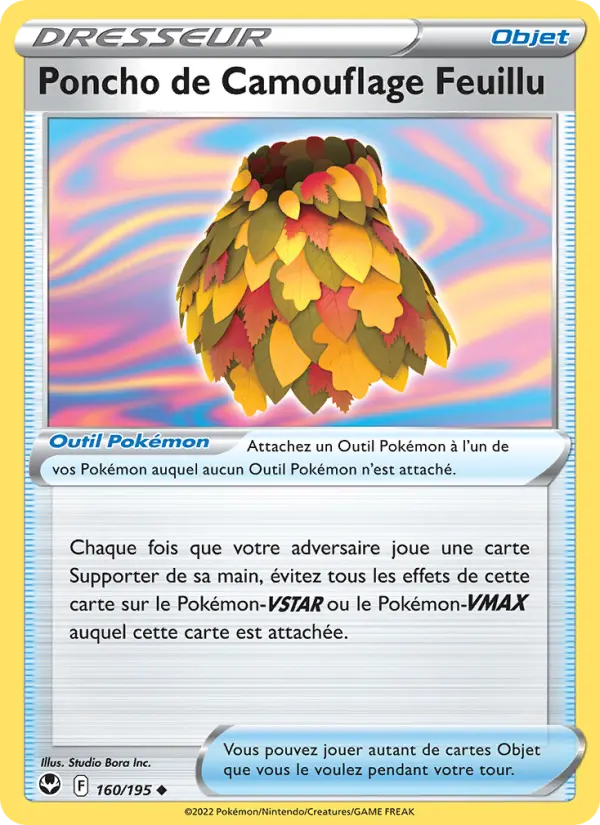 Poncho de Camouflage Feuillu — carte 160 de l’extension Tempête Argentée