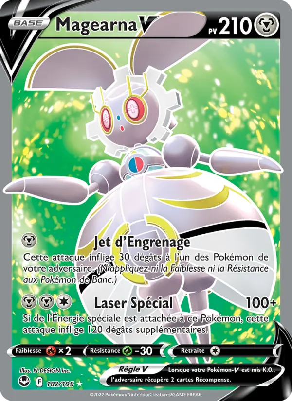 Magearna V — carte 182 de l’extension Tempête Argentée