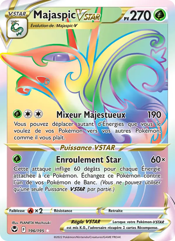 Majaspic VSTAR — carte 196 de l’extension Tempête Argentée