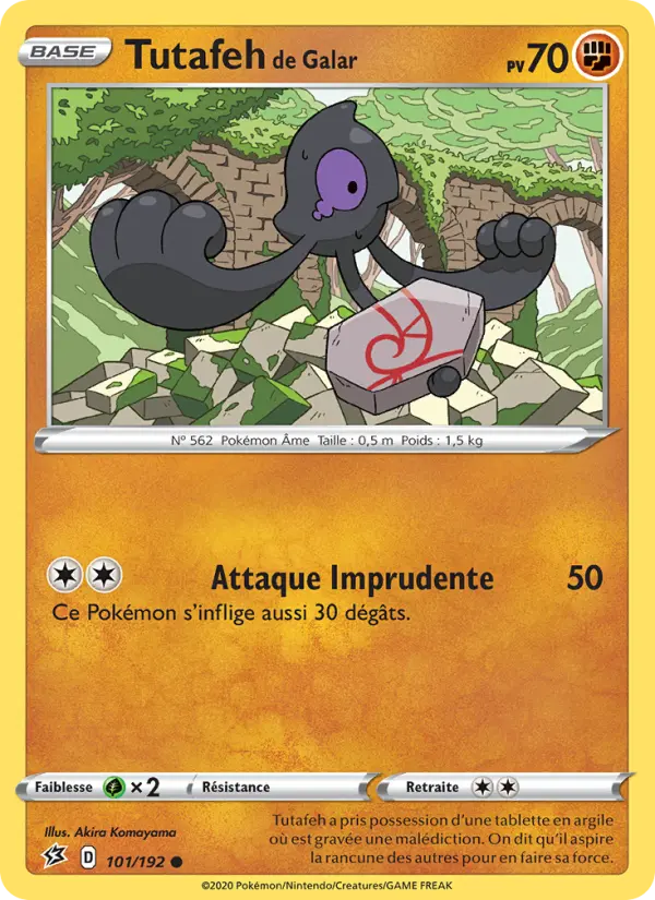 Tutafeh de Galar — carte 101 de l’extension Clash des Rebelles