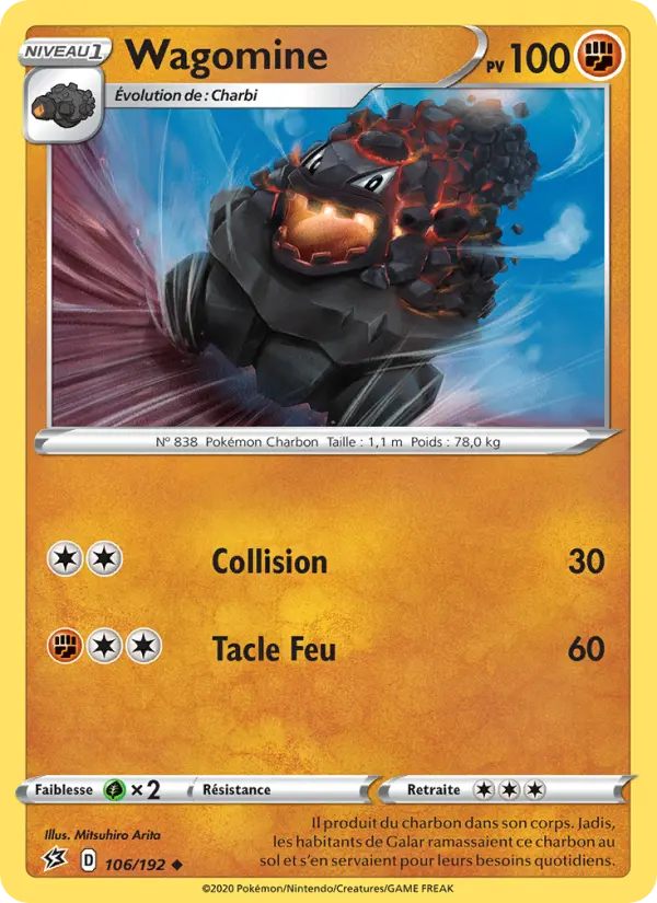Wagomine — carte 106 de l’extension Clash des Rebelles