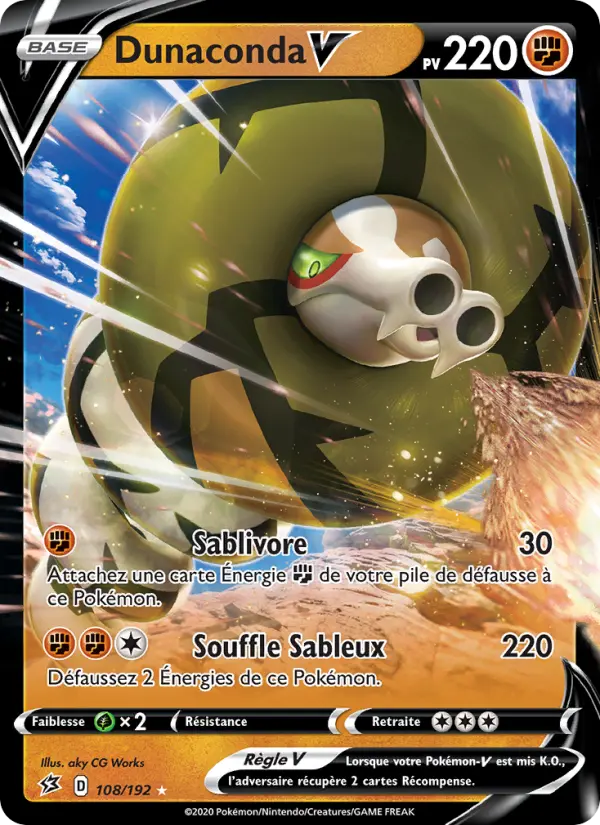 Dunaconda V — carte 108 de l’extension Clash des Rebelles