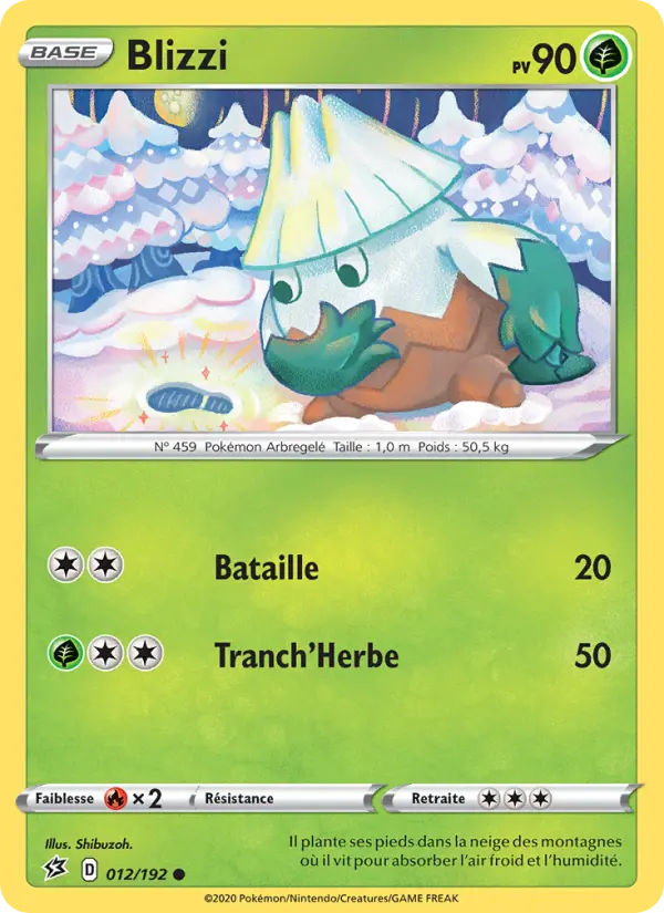 Blizzi — carte 12 de l’extension Clash des Rebelles