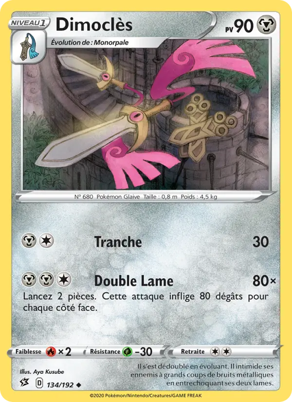 Dimoclès — carte 134 de l’extension Clash des Rebelles