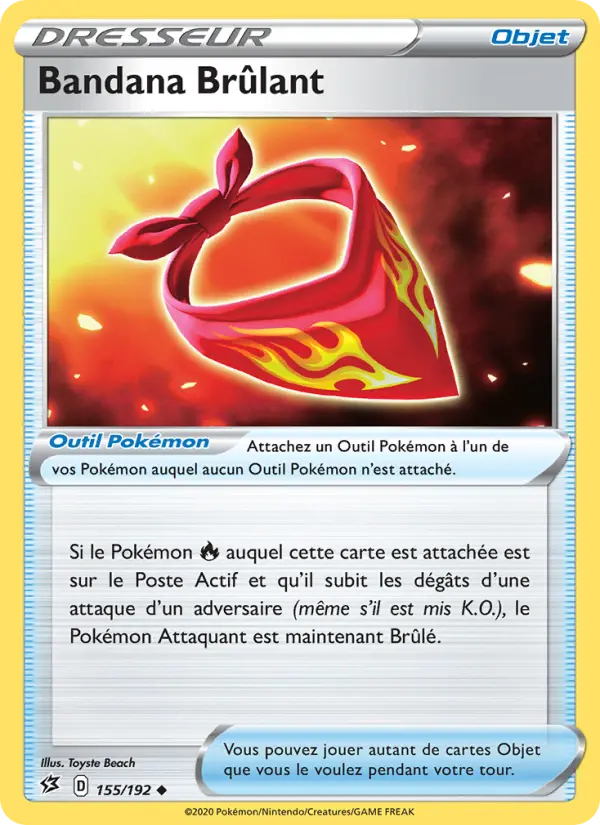 Bandana Brûlant — carte 155 de l’extension Clash des Rebelles