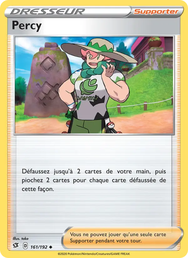 Percy — carte 161 de l’extension Clash des Rebelles