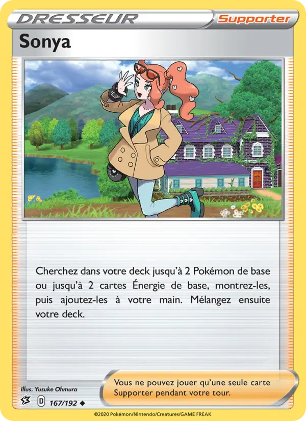 Sonya — carte 167 de l’extension Clash des Rebelles