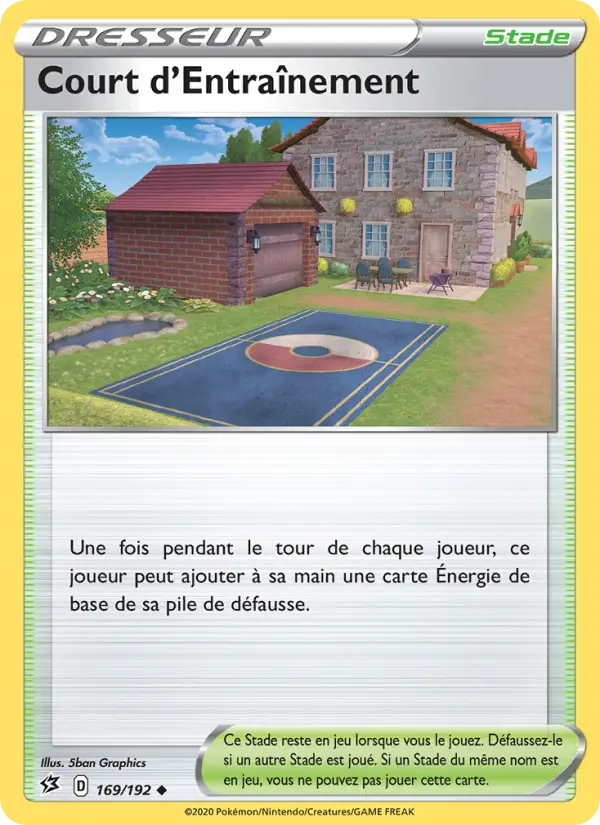 Court d'Entraînement — carte 169 de l’extension Clash des Rebelles