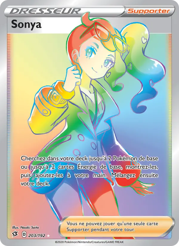 Sonya — carte 203 de l’extension Clash des Rebelles