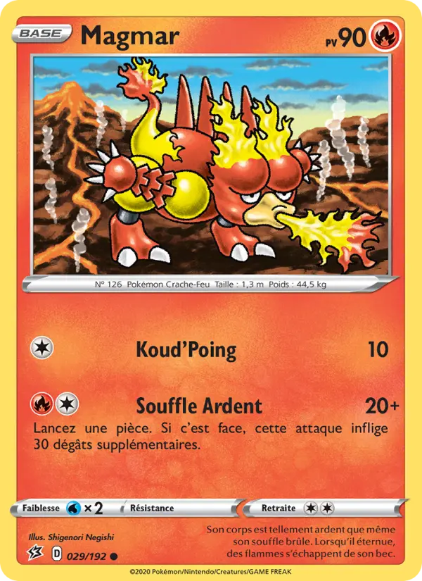 Magmar — carte 29 de l’extension Clash des Rebelles