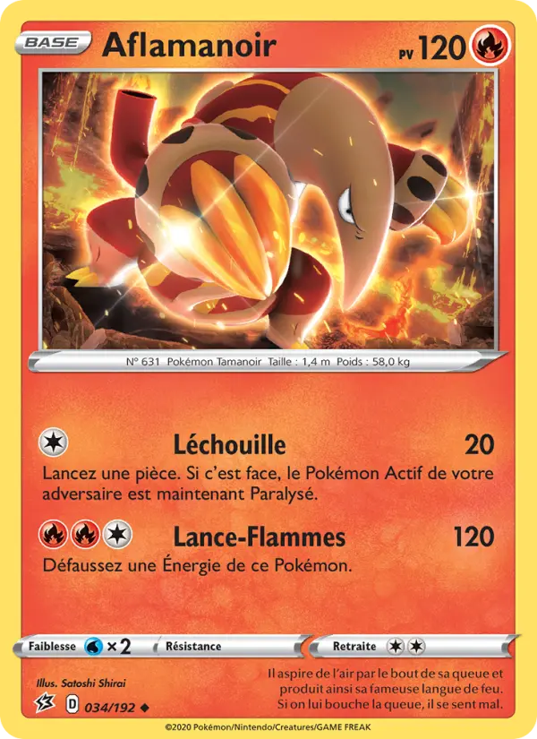 Aflamanoir — carte 34 de l’extension Clash des Rebelles