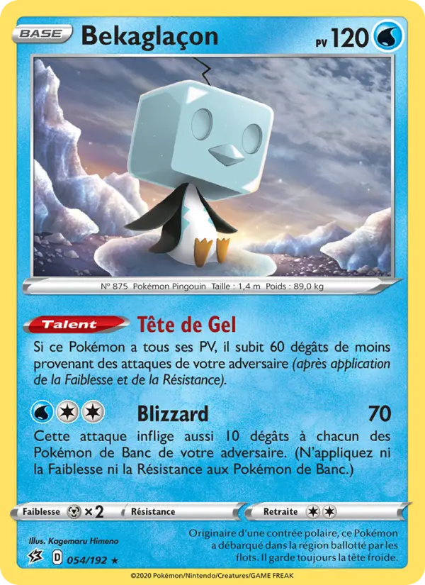 Bekaglaçon — carte 54 de l’extension Clash des Rebelles