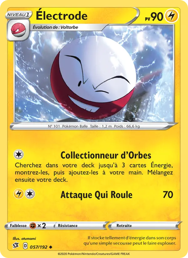 Électrode — carte 57 de l’extension Clash des Rebelles