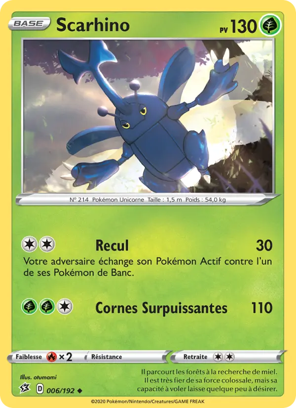 Scarhino — carte 6 de l’extension Clash des Rebelles