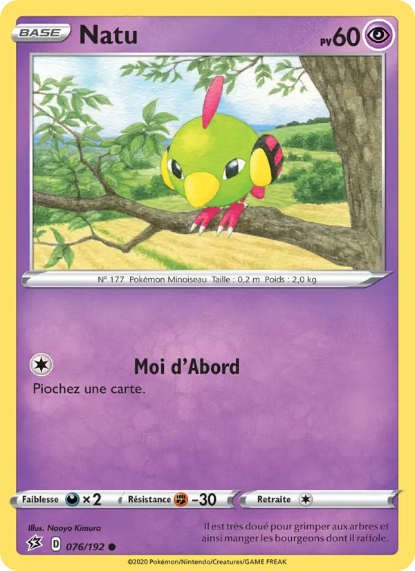 Natu — carte 76 de l’extension Clash des Rebelles