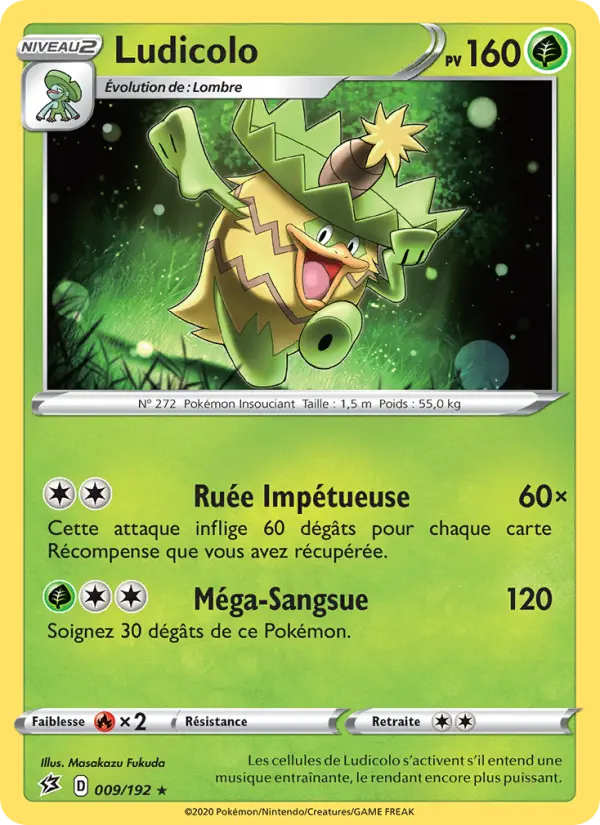 Ludicolo — carte 9 de l’extension Clash des Rebelles