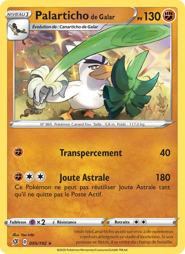Palarticho de Galar — carte 95 de l’extension Clash des Rebelles