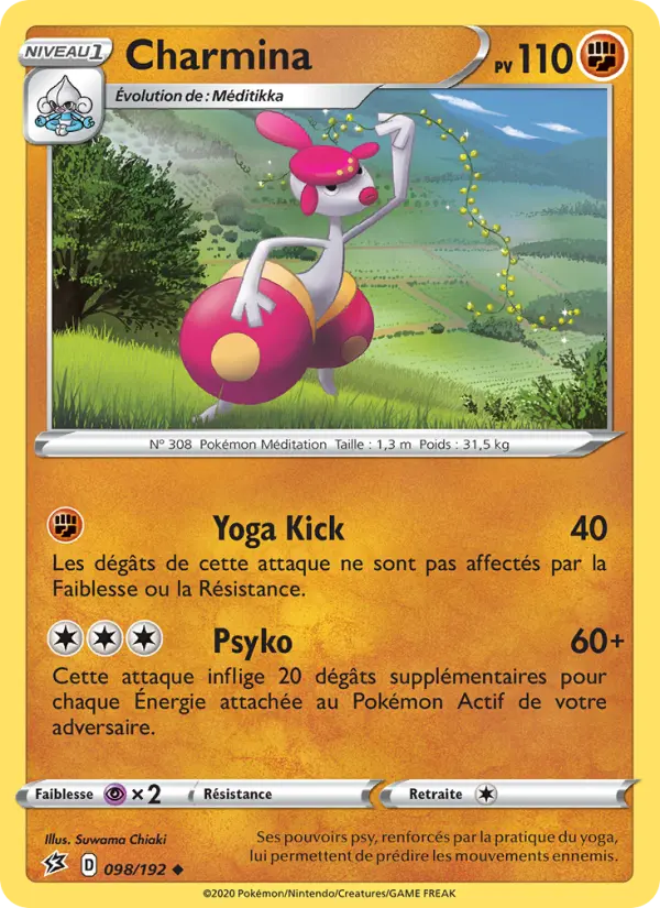 Charmina — carte 98 de l’extension Clash des Rebelles