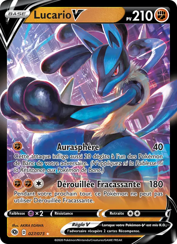 Lucario V — carte 27 de l’extension La Voie du Maître
