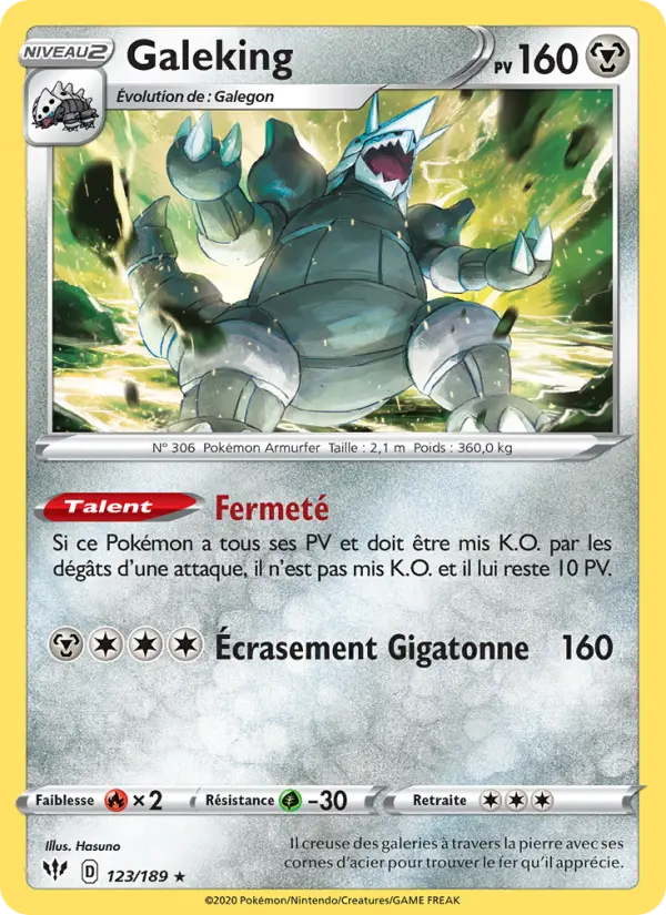 Galeking — carte 123 de l’extension Ténèbres Embrasées