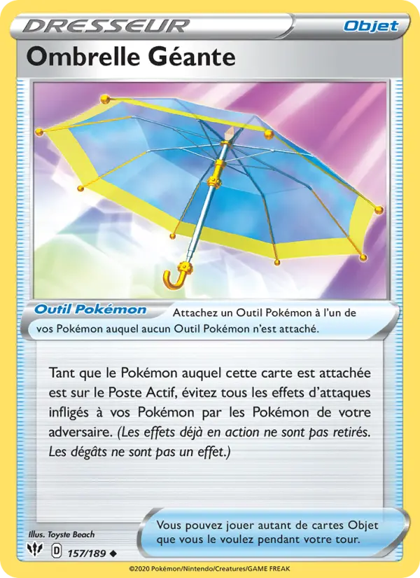 Ombrelle Géante — carte 157 de l’extension Ténèbres Embrasées
