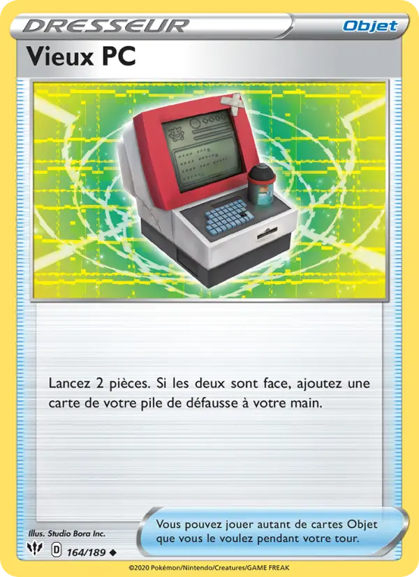Vieux PC — carte 164 de l’extension Ténèbres Embrasées