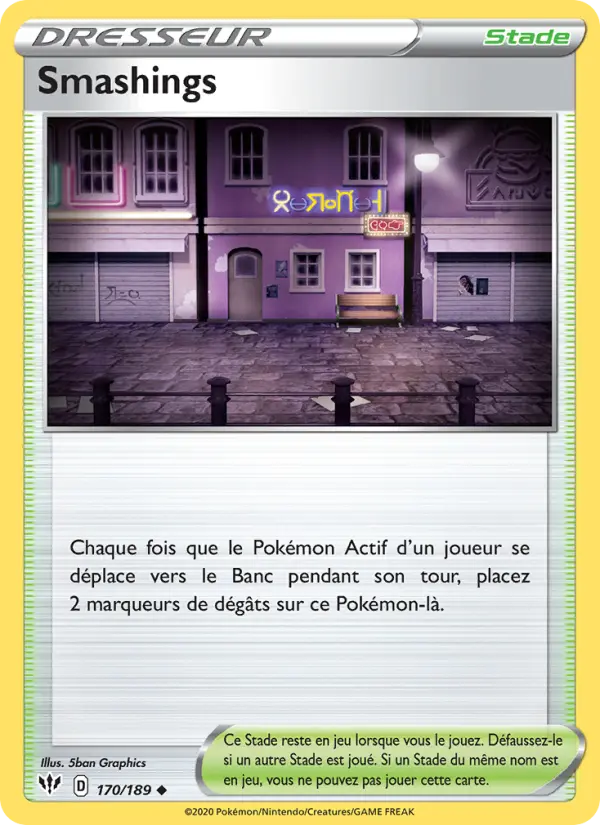 Smashings — carte 170 de l’extension Ténèbres Embrasées
