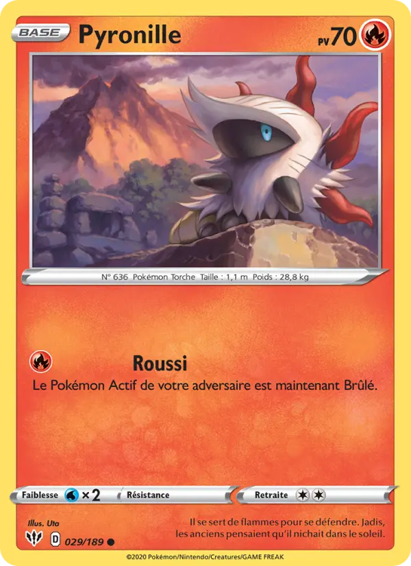 Pyronille — carte 29 de l’extension Ténèbres Embrasées