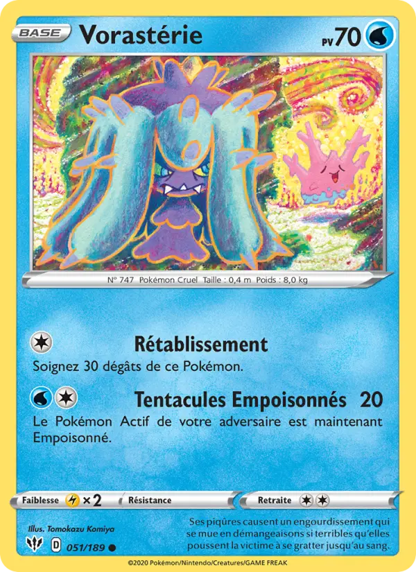 Vorastérie — carte 51 de l’extension Ténèbres Embrasées
