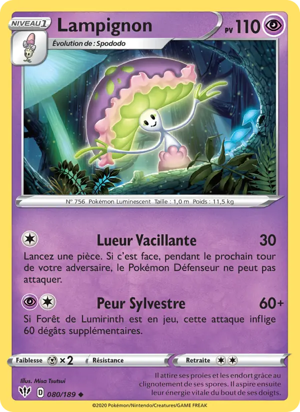 Lampignon — carte 80 de l’extension Ténèbres Embrasées