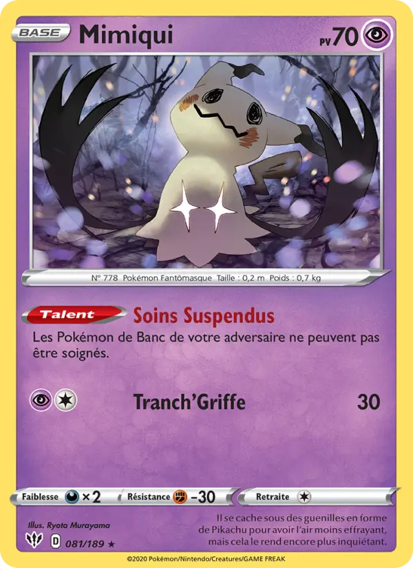 Mimiqui — carte 81 de l’extension Ténèbres Embrasées