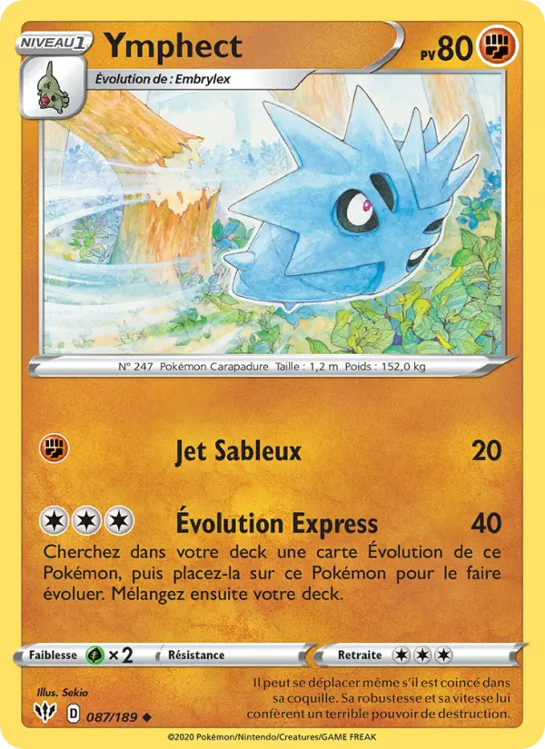 Ymphect — carte 87 de l’extension Ténèbres Embrasées