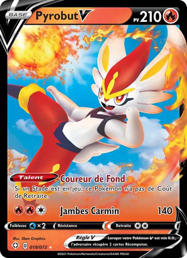 Pyrobut V — carte 18 de l’extension Destinées Radieuses