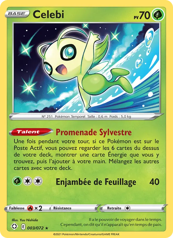 Celebi — carte 3 de l’extension Destinées Radieuses