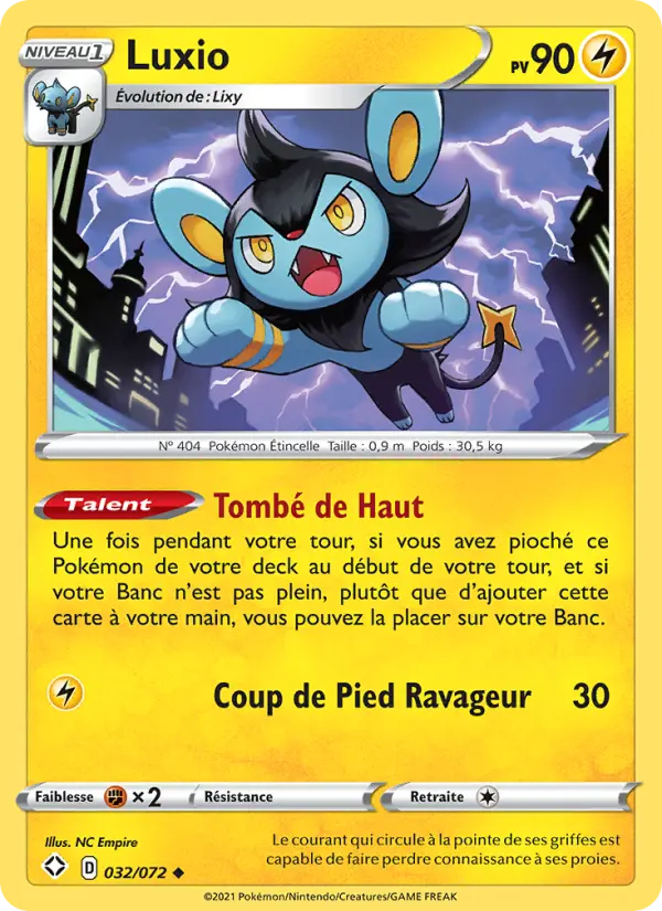 Luxio — carte 32 de l’extension Destinées Radieuses