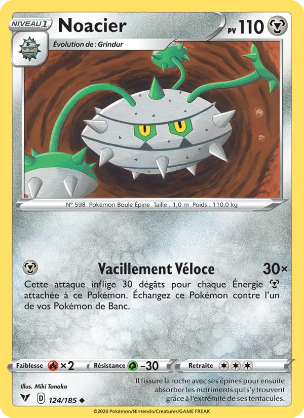 Noacier — carte 124 de l’extension Voltage Éclatant