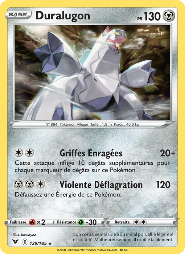 Duralugon — carte 129 de l’extension Voltage Éclatant