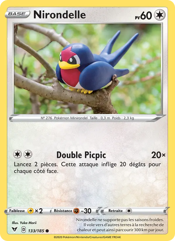 Nirondelle — carte 133 de l’extension Voltage Éclatant