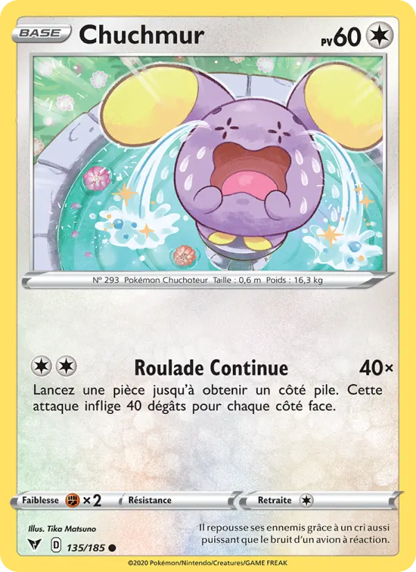 Chuchmur — carte 135 de l’extension Voltage Éclatant