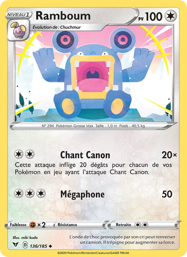 Ramboum — carte 136 de l’extension Voltage Éclatant