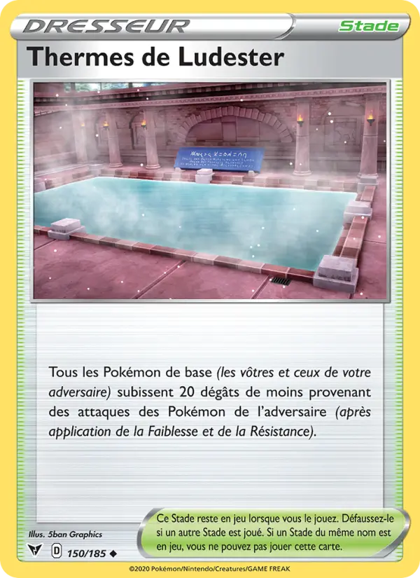 Thermes de Ludester — carte 150 de l’extension Voltage Éclatant