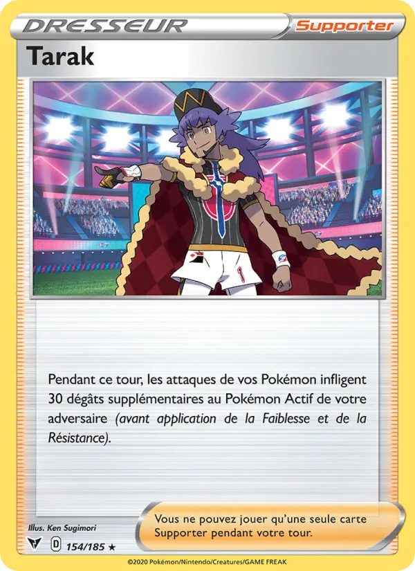 Tarak — carte 154 de l’extension Voltage Éclatant