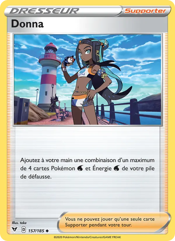Donna — carte 157 de l’extension Voltage Éclatant
