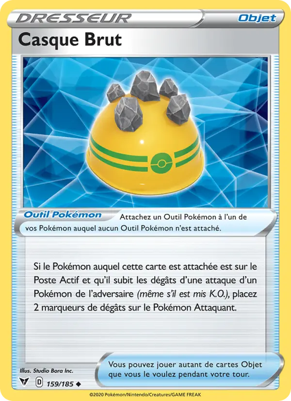 Casque Brut — carte 159 de l’extension Voltage Éclatant