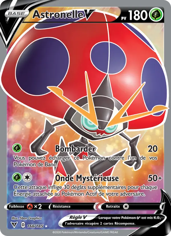 Astronelle V — carte 166 de l’extension Voltage Éclatant
