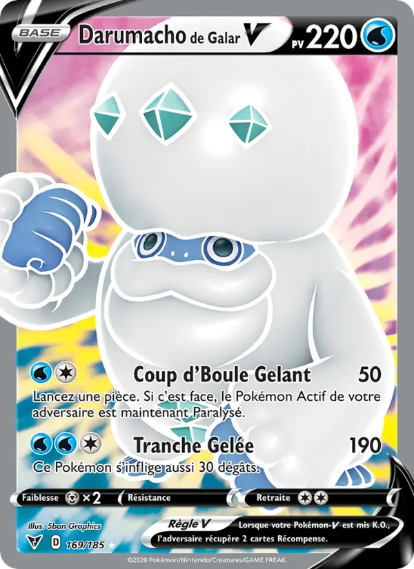 Darumacho de Galar V — carte 169 de l’extension Voltage Éclatant
