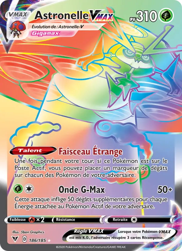 Astronelle VMAX — carte 186 de l’extension Voltage Éclatant
