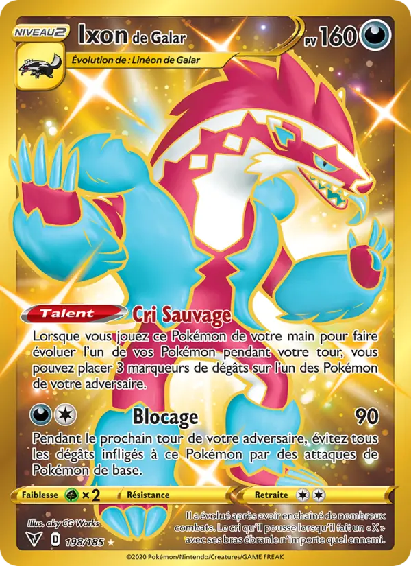 Ixon de Galar — carte 198 de l’extension Voltage Éclatant