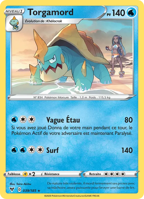 Torgamord — carte 39 de l’extension Voltage Éclatant