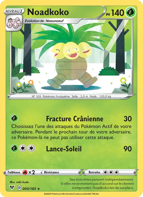 Noadkoko — carte 5 de l’extension Voltage Éclatant